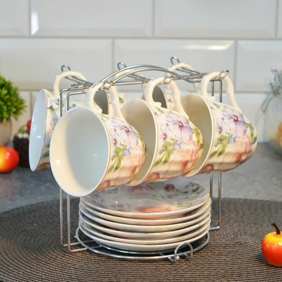 Чайный набор 12 предметов 220мл на подставке (00110604)