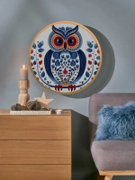 Круглая рамка 32 см, золото