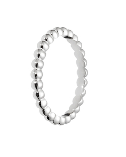 Кольцо тонкая дорожка, гладкий металл