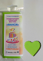 Мастика "Фанси" (100 гр) для обтяжки и лепки. Светло-зеленая