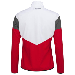Детская теннисная куртка Head Club 22 Jacket G - red
