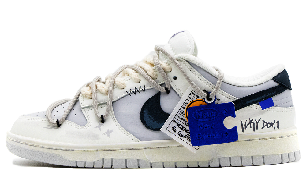 Nike Dunk Low top Skateboard Shoes Men"s Black White Gray