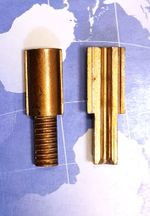 Наконечник медно-графитовый КТП-ДГр9 2,0/М8/28,1мм