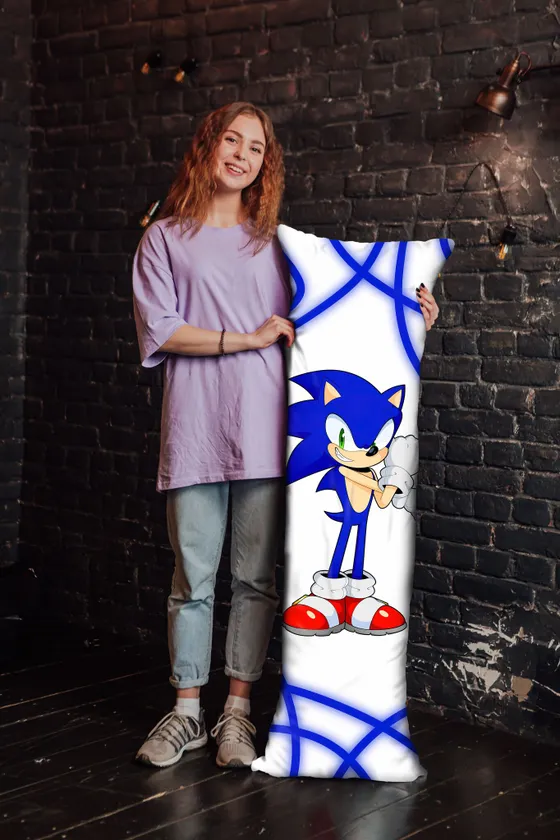 Дакимакура Соник и Супер Соник