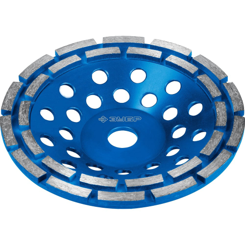 ЗУБР d 180 мм, двухрядная алмазная шлифовальная чашка, Профессионал (33372-180)