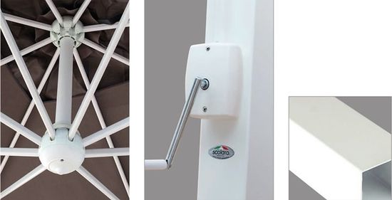 Зонт профессиональный Pompei Braccio 3500 серый Scolaro Италия