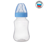 2969772 Бутылочка для кормления детская приталенная, 150 мл, от 0 мес., цвет синий