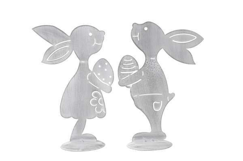 Декор "Кролик" в ассортименте 16x9,5x25см