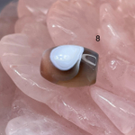 54672  Агат Ботсвана Бусина бочонок 10*14мм