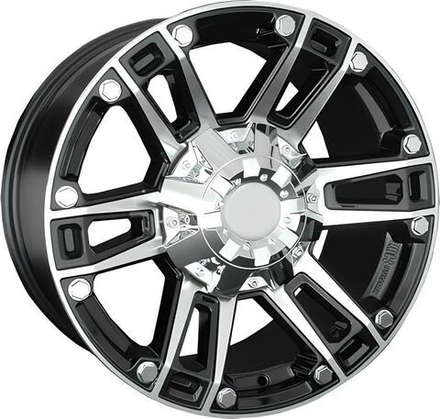 LS Wheels LS558 8x17 6x139.7 ET 36 Dia 100.1 (BKF)