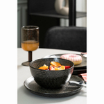 Набор тарелок dots, D21 см, черные, 2 шт.