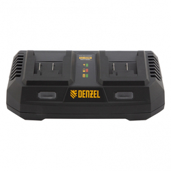 Устройство зарядное для аккумуляторов IBC-18-3.0-2, Li-Ion, 18В, 3.0 А, для двух батарей Denzel