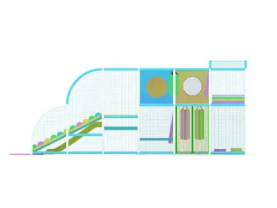 Детский игровой лабиринт «Морской» (4,9*11*3,2 м)