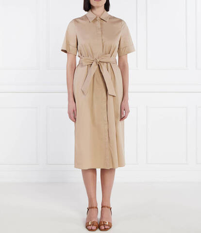 Платье с ремешком RIANI - коричневый(446610-2178)