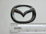 Логотип (шильдик, надпись, эмблема) "Mazda" 7.5см для крышки багажника / решетки радиатора / капота