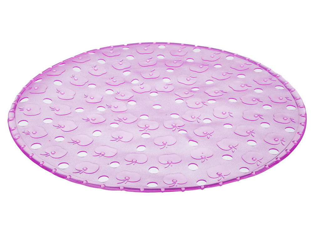 Коврик в раковину 32см противоскользящий "Яблоки"