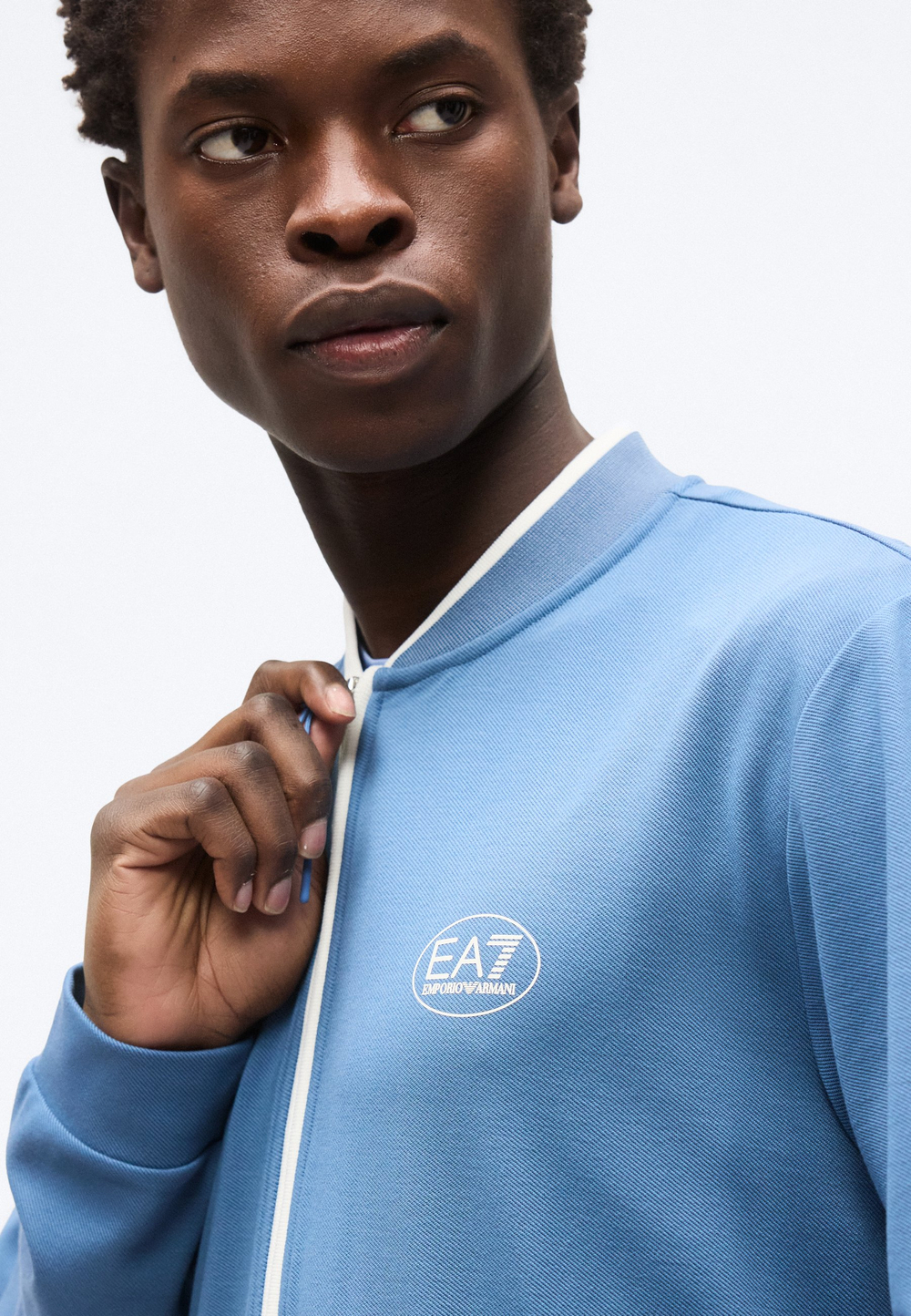 EA7 Emporio Armani TENNIS CLUB - Толстовка на молнии - Синий