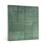 Плитка полимерпесчаная зеленая 450*450*30 (5 шт/м2)