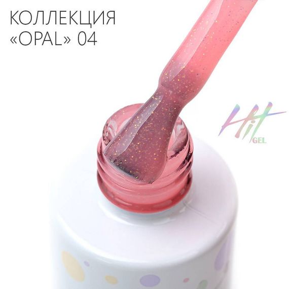 Гель-лак Opal №04 ТМ &quot;HIT gel&quot;, 9 мл