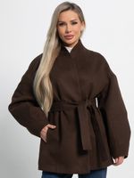 Пальто Мелания (горький шоколад) Б15185-5М LT Collection