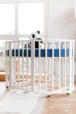 Кровать трансформер 8 в 1 "Бриджит" детская круглая