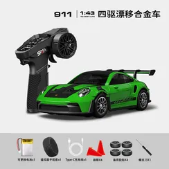 Радиоуправляемая машина для дрифта металлическая 1:43 Porsche 911 GT3 D4301Q5