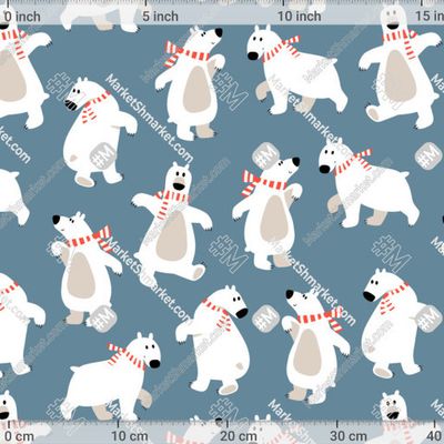 Белые медведи by rosypatterns 361 DPI