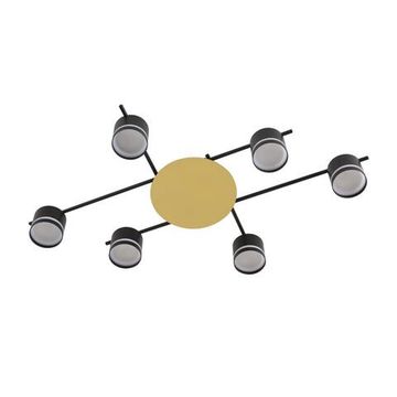 8304/6C COMFI золотой/черный, металл/акрил Светильник настенный  GX53 LED 6*7W 220V BENUA