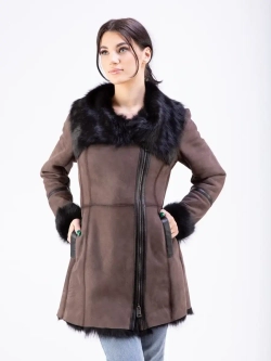 Дубленка натуральная зимняя тоскана Турция