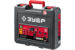 Дрель-шуруповерт ЗУБР 12В, 2 АКБ 2Ач, в кейсе ДШЛ-125-22