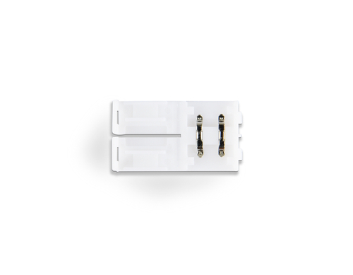 Соединитель прямой для светодиодной ленты 5050 12/24V (2 конт.) GS6051 (10шт)