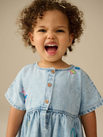 Платье джинсовое для девочки Next E86-992, Голубой