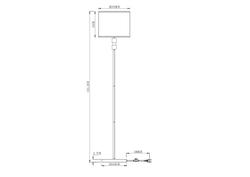 Торшер Arte Lamp A5896PN-1CC