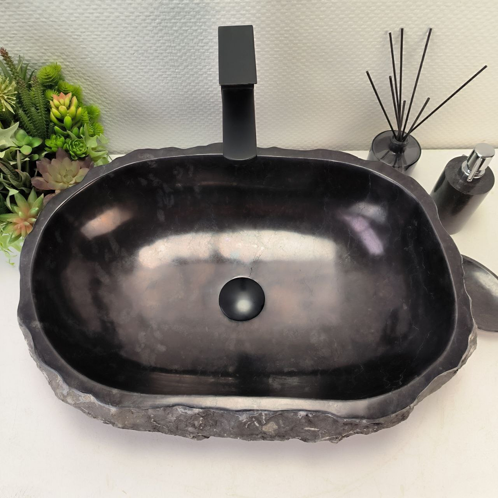 Раковина из мрамора Erozy Black EM-62792 54*39*15 11