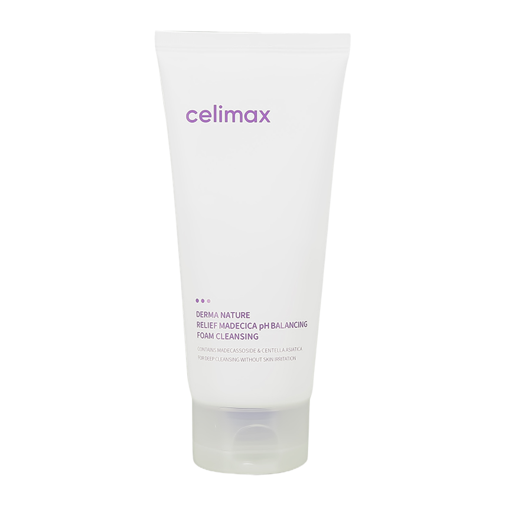 CELIMAX Пенка для умывания Derma Nature Relief Madecica pH Balancing Foam Cleansing 150 мл.