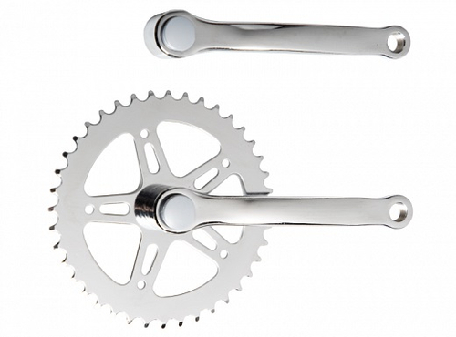 Шатуны 1/2"х1/8" 40 зуб. 165мм SOBAB-RS WHEELTOP "под ромб" стальные хромированные