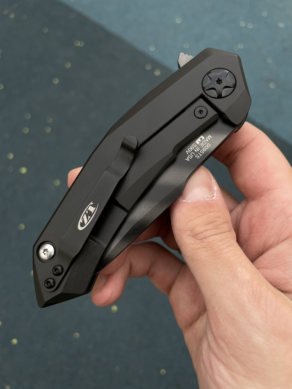 Нож Zero Tolerance 095 Ti Black (Титановая реплика) A+++ ZT0095TIBKTS