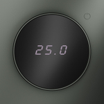 Терморегулятор электронный VOLTUM S70 с индикацией и датчиком, для теплого пола, (титан)