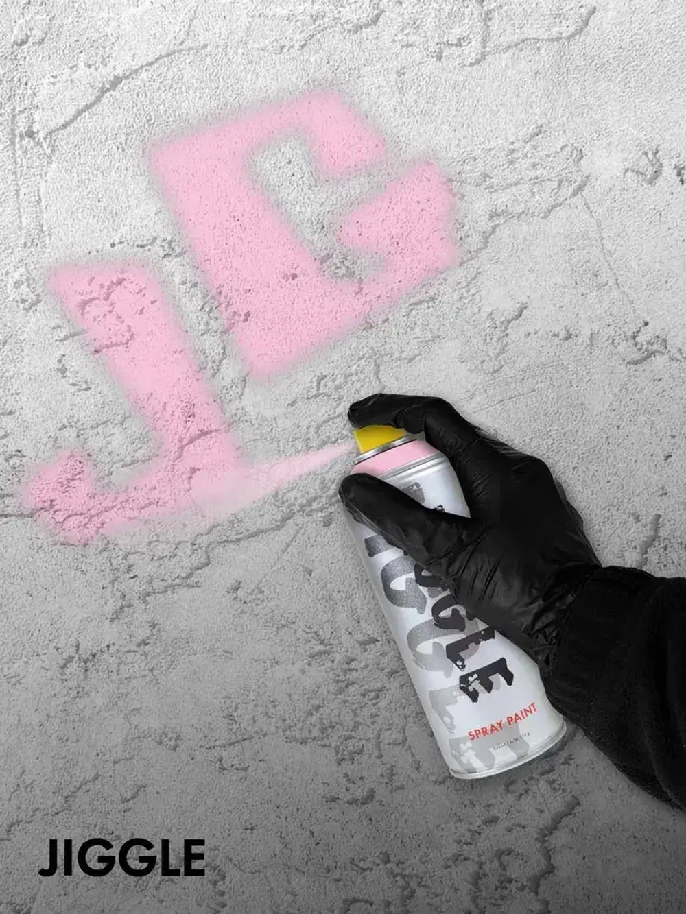 Аэрозольная краска для граффити в баллончике JIGGLE PRO суперматовая, 520 мл, SAKURA / Сакура - 2 шт