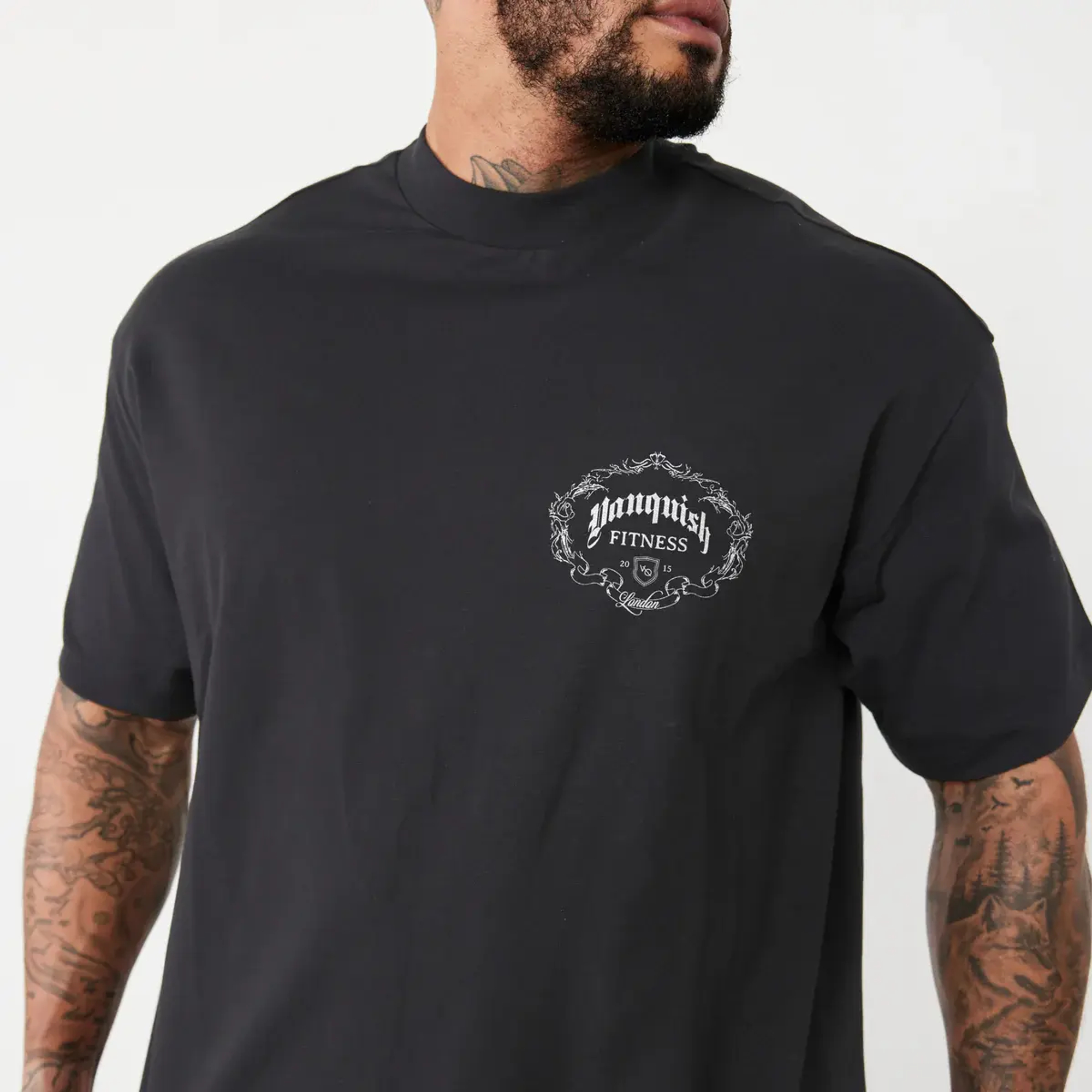 Футболка VANQUISH Revolve Wreath Oversized T-Shirt Black