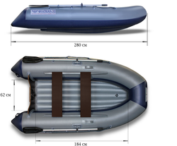 Лодка ПВХ ФЛАГМАН 280