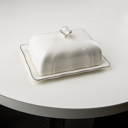 Масленка Gien Filet Taupe (17.8 х 13.5 см)