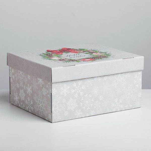 Складная коробка Hello winter 30×24.5×15см