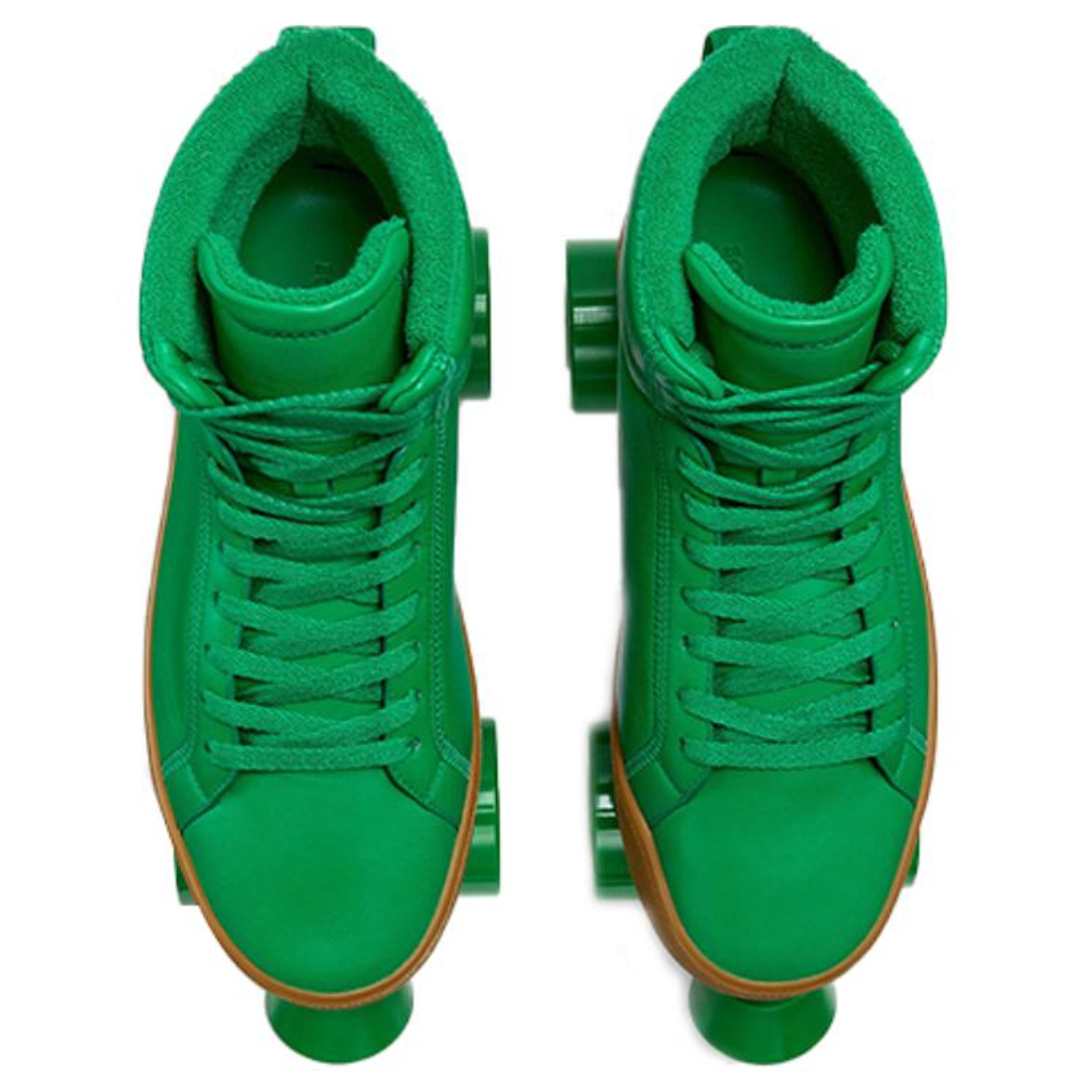 Bottega Veneta Quilt Rollers Lambskin Cushioning Abrasion Resistant Coverage High top Outdoor Shoes Men"s Ecru