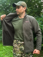 Гризли флисовая толстовка PRIDE, хаки