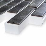 Клинкерная термопанель ППС Керамин Колорадо 5 Черный 1020х455 мм