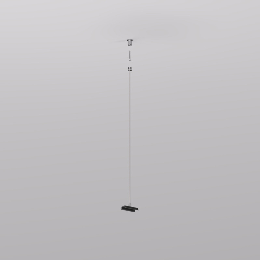 TR2127-BK Механический подвес для трека SMART BASE, IP20, 5м, черный, алюминий