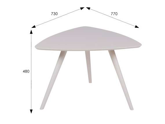 Стол журнальный Лорейн 1 бежевый