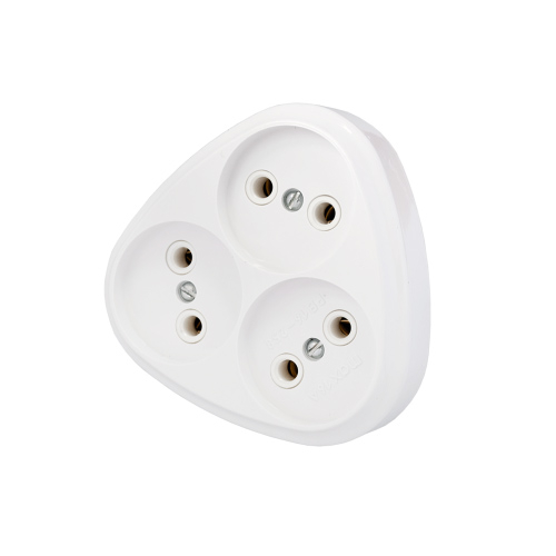 Разветвитель 3 гнезда Bylectrica б/з 16А белый