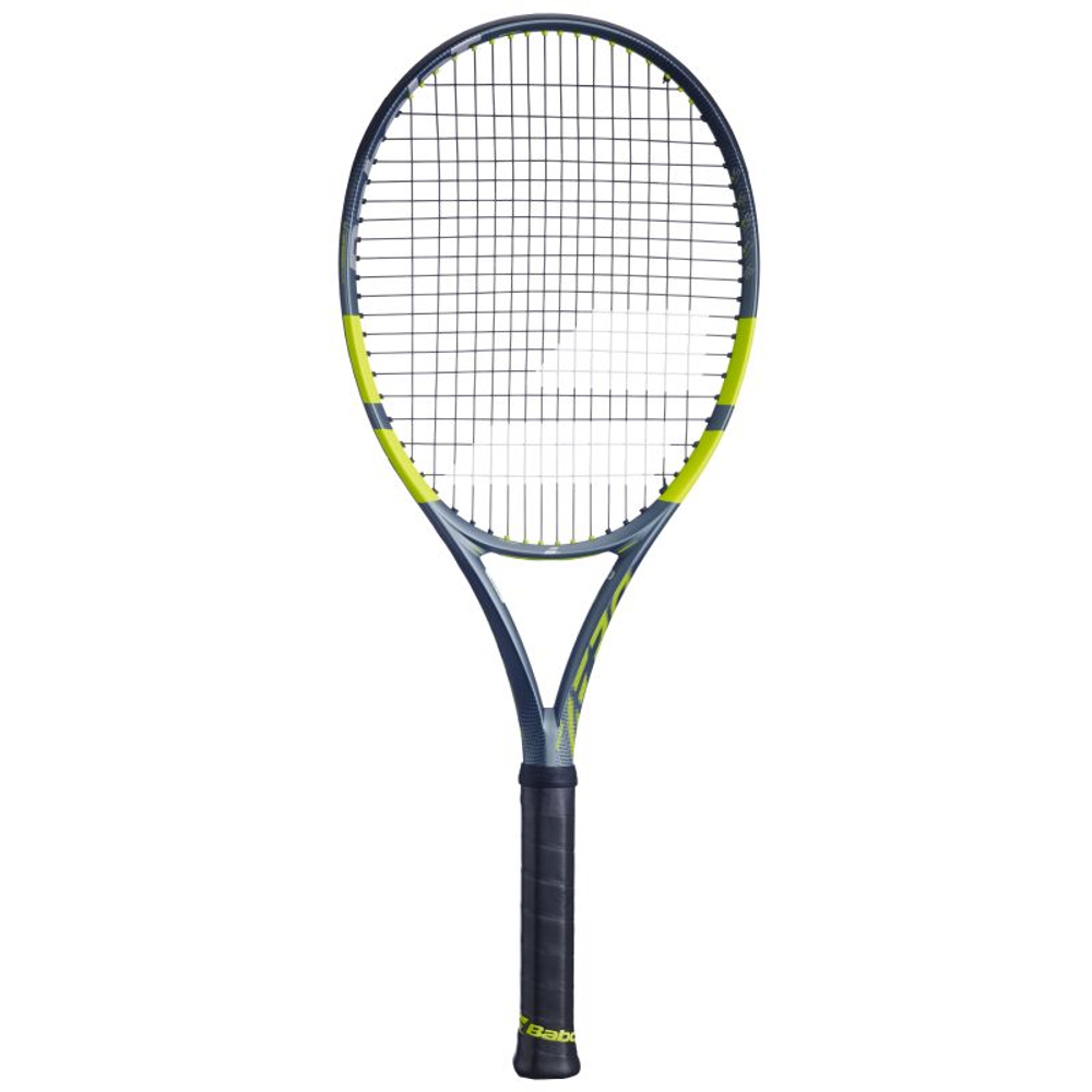 Теннисная ракетка Babolat Pure Aero Gen-9 - metallic dark forest/yellow + струны